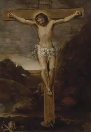 The Crucifixion by Annibale Carracci Oil Painting