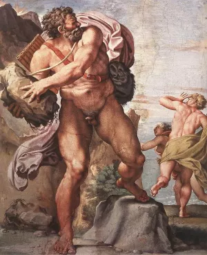 The Cyclops Polyphemus by Annibale Carracci - Oil Painting Reproduction