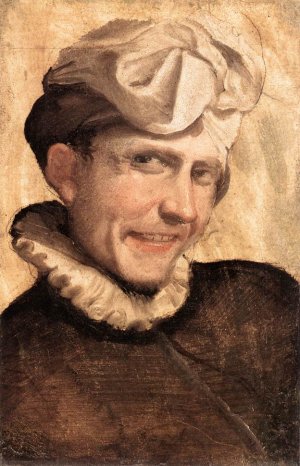 The Laughing Youth Oil painting by Annibale Carracci