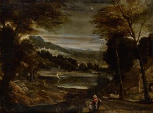 The Return from the Flight into Egypt by Annibale Carracci Oil Painting