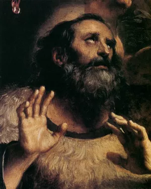The Temptation of St Anthony Abbot Detail by Annibale Carracci Oil Painting