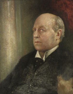 Portrait of Henry James Oil painting by Annie Louisa Swynnerton