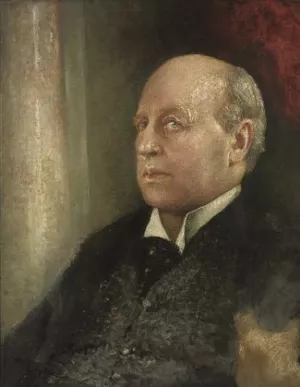 Portrait of Henry James by Annie Louisa Swynnerton - Oil Painting Reproduction