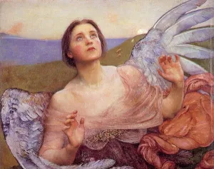 The Sense of Sight Oil painting by Annie Louisa Swynnerton