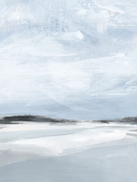 Cirrus Cloud Beach I by Annie Warren - Hand-Painted Oil Painting Reproduction