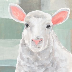 Cotton Ball II Oil Painting by Annie Warren - Contemporary