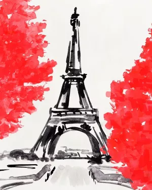 Day in Paris II by Annie Warren Oil Painting