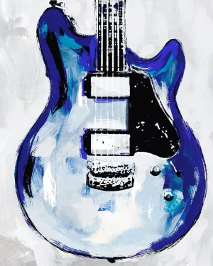 Electric Blues II by Annie Warren Oil Painting