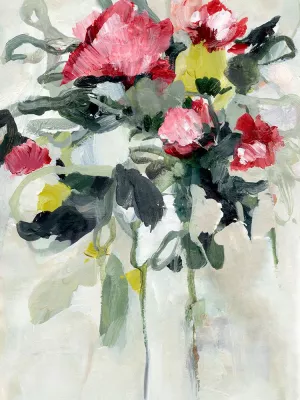 Entangled Blossom I Oil painting by Annie Warren