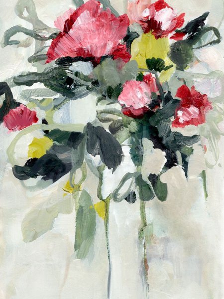 Main Product Photo of Entangled Blossom I Painting by Annie Warren
