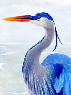 Great Blue I by Annie Warren Oil Painting