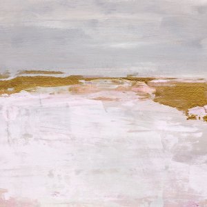 Magenta Skyline II by Annie Warren Oil Painting