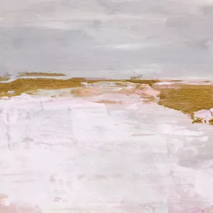 Magenta Skyline II by Annie Warren Oil Painting
