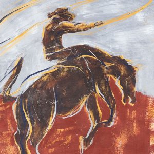Morning Roundup II by Annie Warren Oil Painting