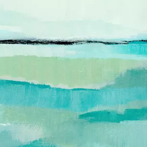 Oceanic Blue I by Annie Warren Oil Painting