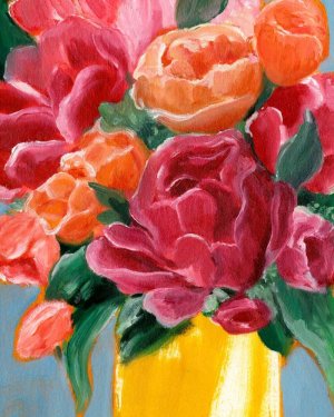 Plush Harvest I by Annie Warren Oil Painting