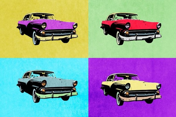 Pop Art Classics I by Annie Warren - Hand-Painted Oil Painting Reproduction