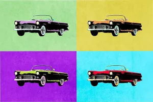 Pop Art Classics III by Annie Warren Oil Painting