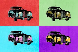 Pop Art Classics IV Oil Painting by Annie Warren - Contemporary