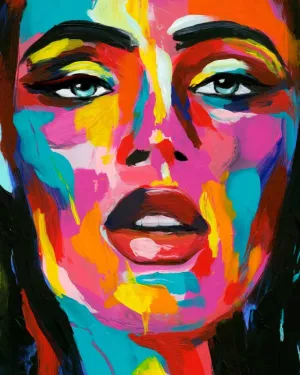 Prismatic Pout II Oil painting by Annie Warren