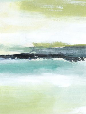 Sea Green Layers IV by Annie Warren Oil Painting