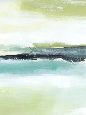 Sea Green Layers IV by Annie Warren Oil Painting