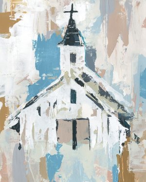 Sunday Chapel I by Annie Warren Oil Painting