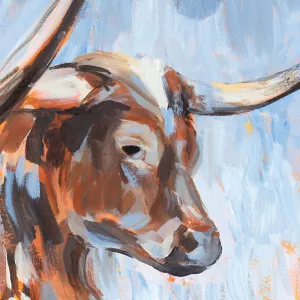 Vivid Cattle III by Annie Warren Oil Painting