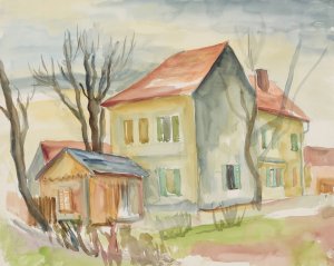 Bei der Steinbachmaut by Anny Dollschein Oil Painting
