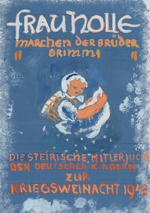 Entwurf Titelblatt; Frau Holle by Anny Dollschein Oil Painting