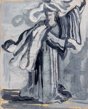 Figur by Anny Dollschein Oil Painting