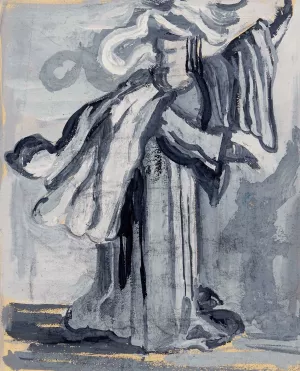 Figur by Anny Dollschein Oil Painting