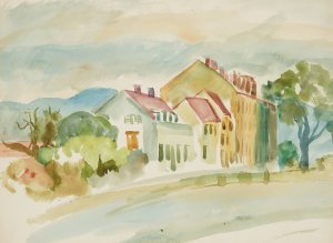 Korosistrase by Anny Dollschein Oil Painting
