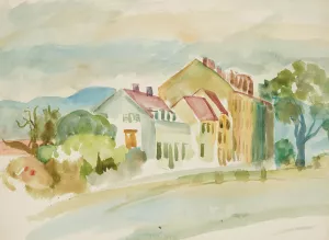 Korosistrase by Anny Dollschein Oil Painting