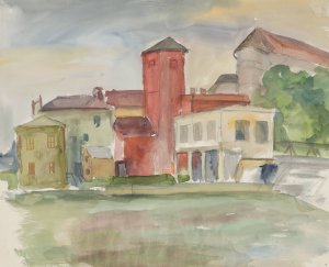 Steyr by Anny Dollschein Oil Painting