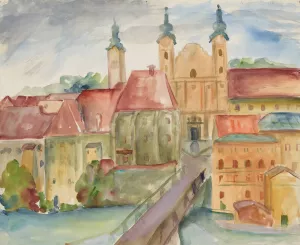 Steyr by Anny Dollschein Oil Painting