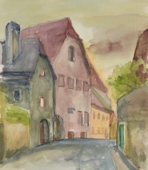 Steyr by Anny Dollschein Oil Painting