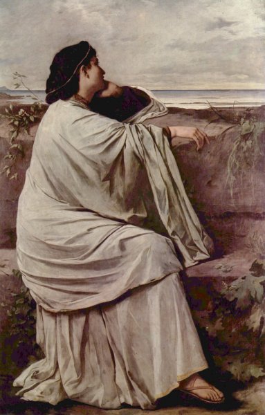Iphigenie II by Anselm Feuerbach - Hand-Painted Oil Painting Reproduction