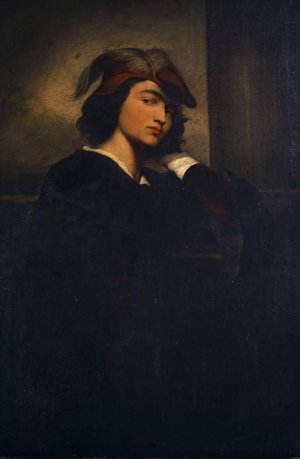 Self-Portrait by Anselm Feuerbach Oil Painting