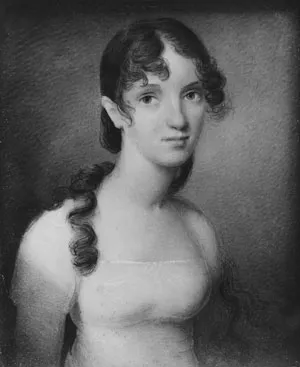 Matilda Ridley Mrs. Robert Watts by Anson Dickinson Oil Painting