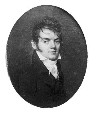 Portrait of a Gentleman J. W. Gale by Anson Dickinson Oil Painting