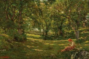 Serenita meridiana by Antare Cesare Bertolotti Oil Painting