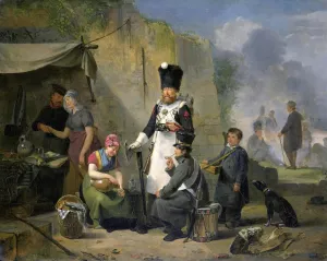 The Camp Follower by Anthonie Constantijn Govaerts Oil Painting