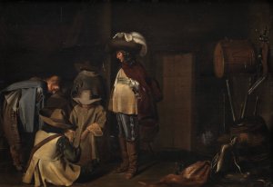 A Guardroom by Anthonie Palamedesz Oil Painting