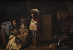 A Guardroom by Anthonie Palamedesz Oil Painting
