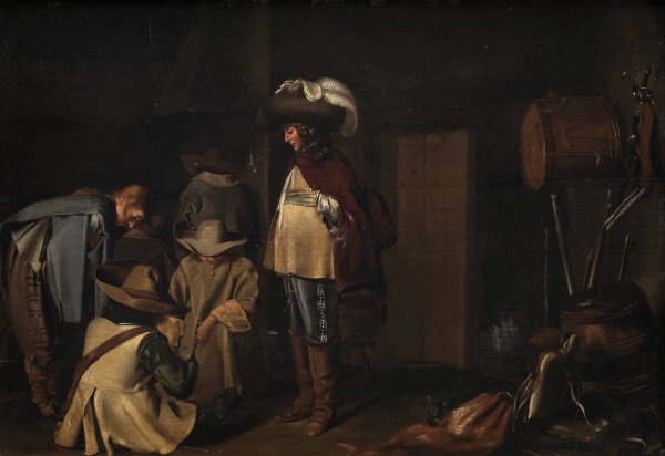 Main Product Photo of A Guardroom  Painting by Anthonie Palamedesz