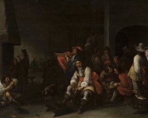 Guardhouse by Anthonie Palamedesz Oil Painting