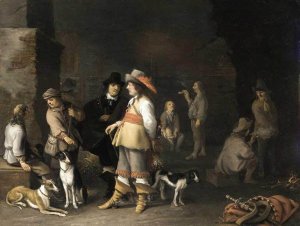 Guardroom Interior by Anthonie Palamedesz Oil Painting