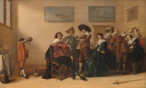 Merry Company in a Room by Anthonie Palamedesz Oil Painting