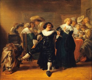 Scene de cabaret by Anthonie Palamedesz Oil Painting